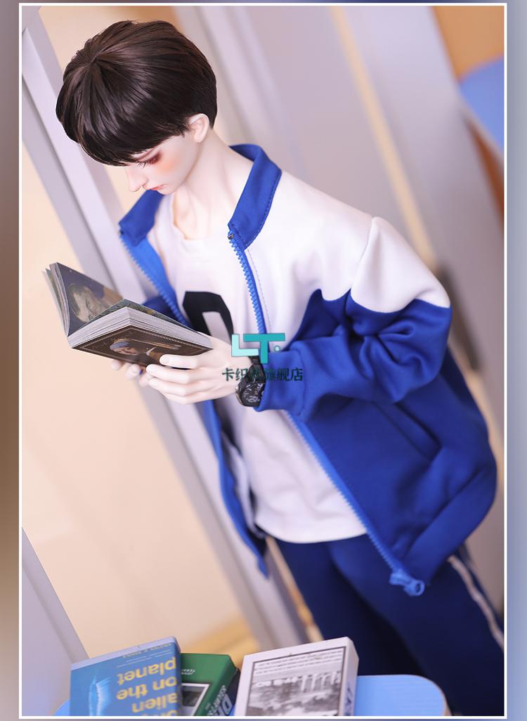 3分bjd男娃娃欧文学长生装男神少年sd树脂玩偶现货裸娃 全套a(指定