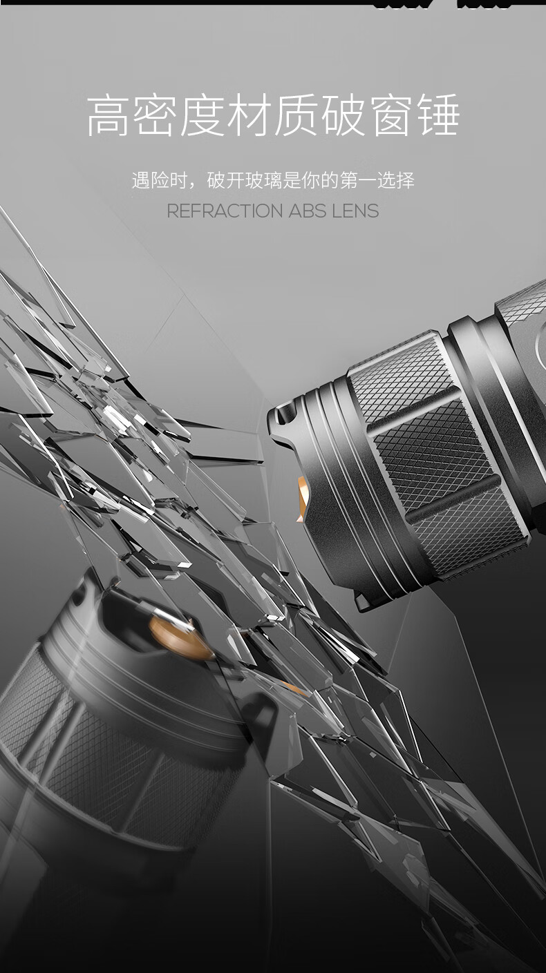 微笑鲨p90手电筒疝气灯32000变焦强光远射led充电防身户外p70亮大功率