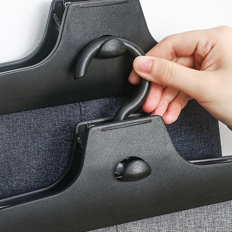 日式裤夹子日本裤夹高端西服裤子收纳夹子大号衣架创意防褶皱旋转晾晒