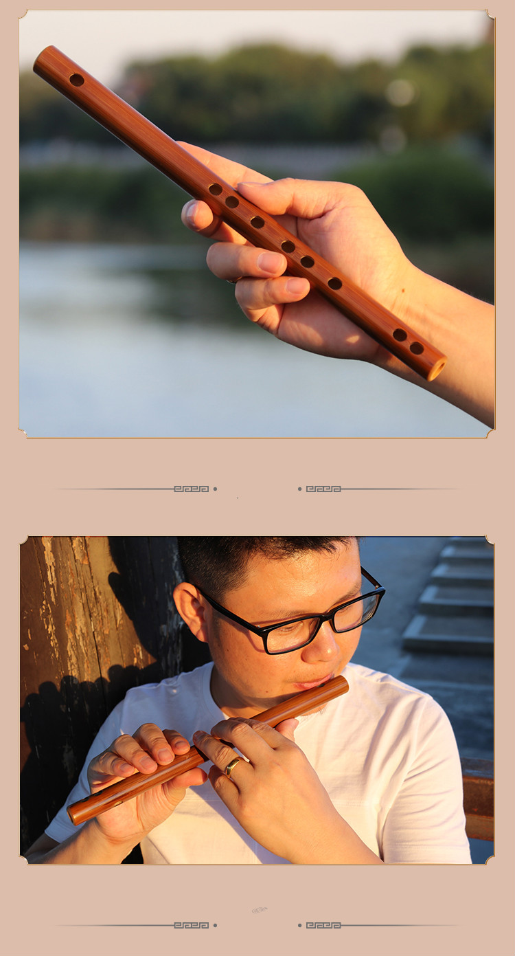 迷你短笛无膜笛子学生入门竹笛小笛子随身初学者儿童成人乐器短笛g调