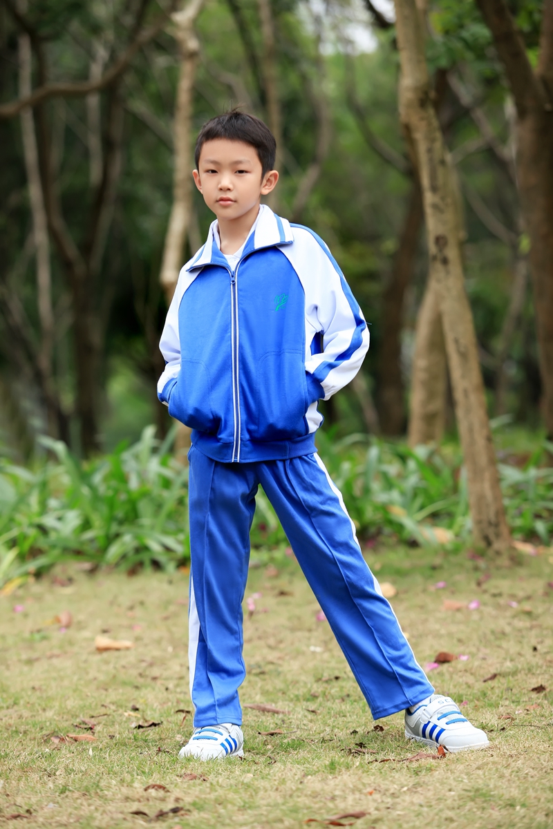 深圳校服 莎臣豹 小冬运裤(不加厚不加绒) 男 蓝色 130cm【图片 价格