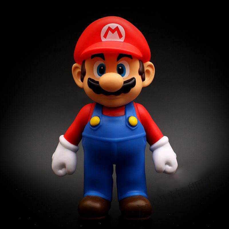 马里奥手办玩具摆件级玛丽supermario马里奥路易耀西公仔玩具模型摆件