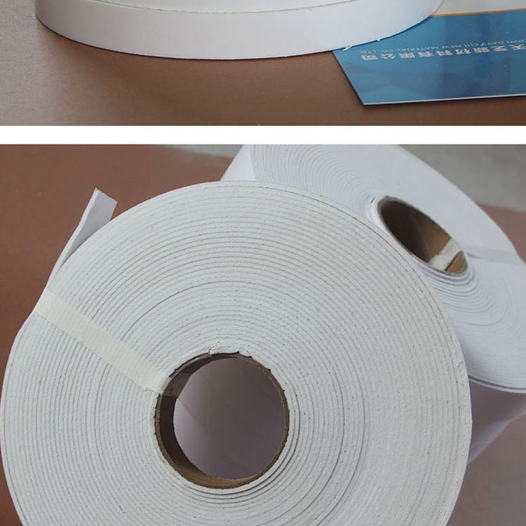 a级陶瓷纤维胶条消防排烟风管法兰垫料耐火密封条防火棉条自粘 宽度