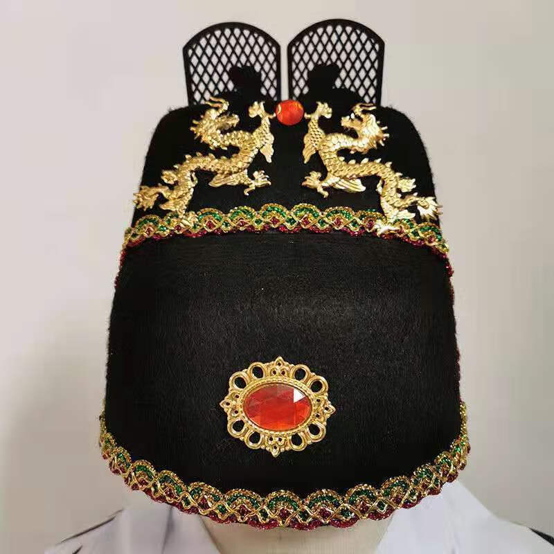 乾裳新品空调房小披肩春夏护肩状元帽七品芝麻官帽儿童成人官帽新郎帽