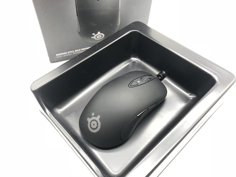 赛睿senseiraw霜冻之蓝v2ten大师天禄电脑有线游戏鼠标简装9新raw狂热