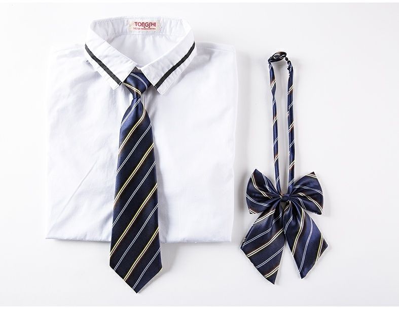 儿童儿童小孩英伦蝴蝶结男童女童小学生中学校服表演领花领带套装h1小