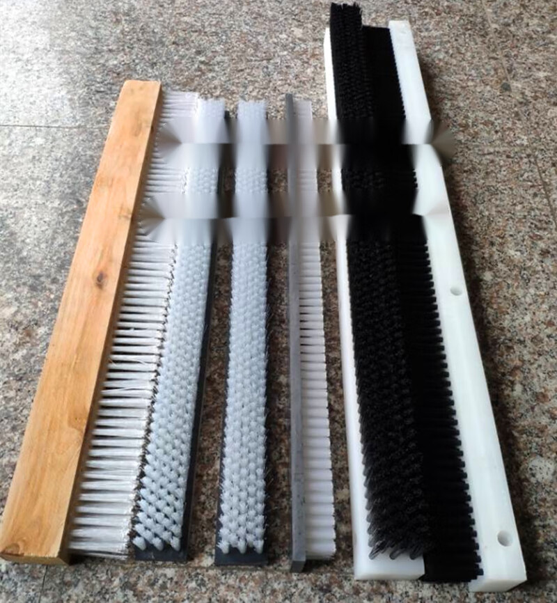 工业板刷木板刷pvc条刷pppe铝合金尼龙丝毛刷条砖机条刷1200151550二