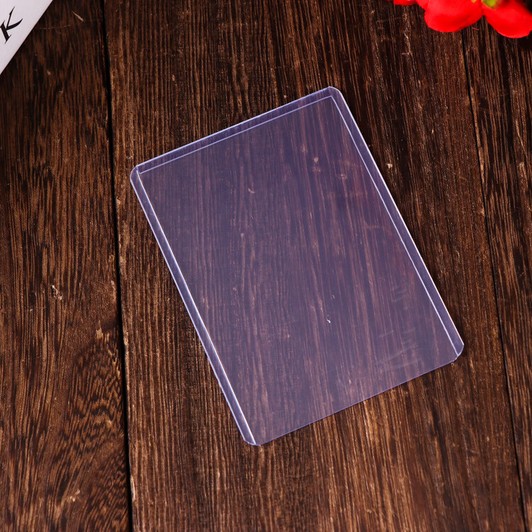 神孩子帕尼尼球星卡卡套双面透明磨砂卡片卡膜 防刮花卡牌收藏保护套