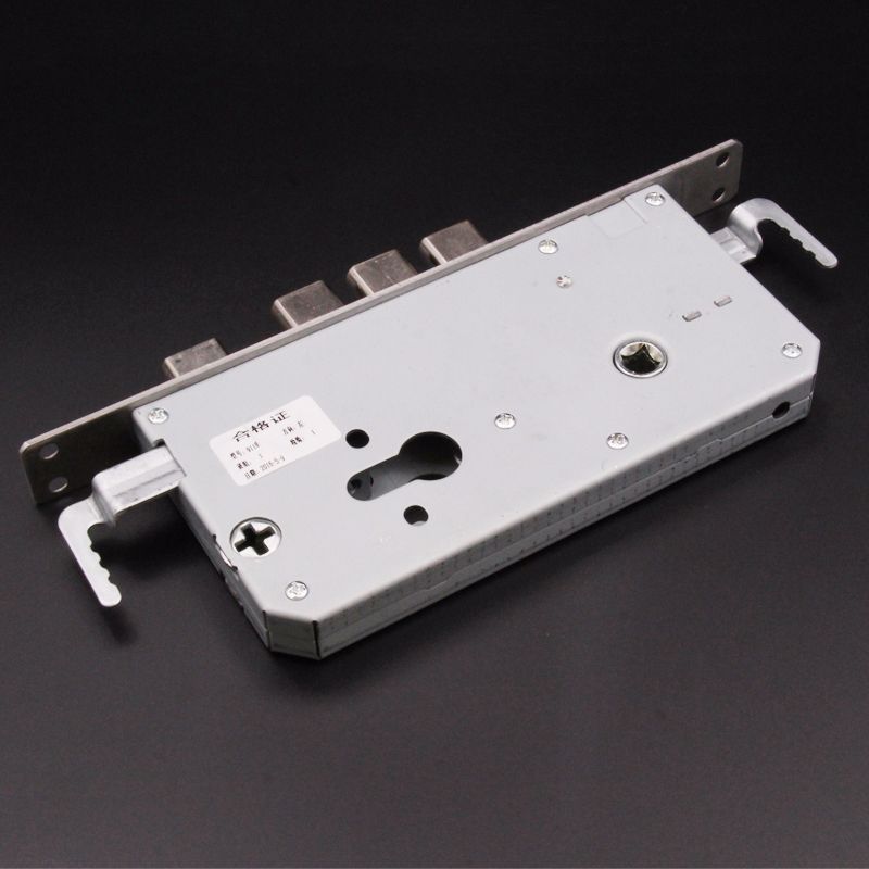 缘梦 步阳忠恒防盗门锁体 双快锁体方舌圆柱锁体 大门锁配件 通用天地