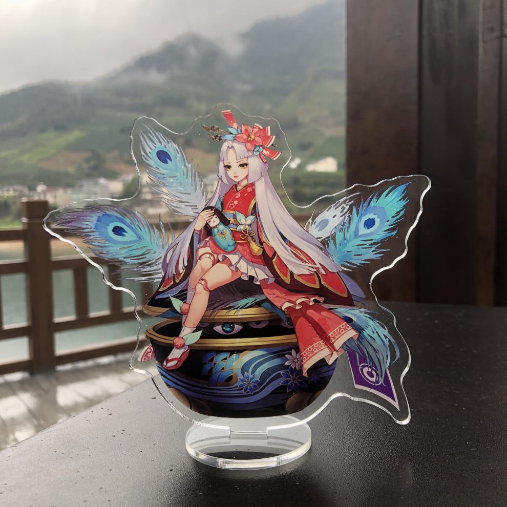 阴阳师立牌 聆海金鱼姬立牌 阴阳师 不知火星夜邀舞周边立牌摆件 烬天