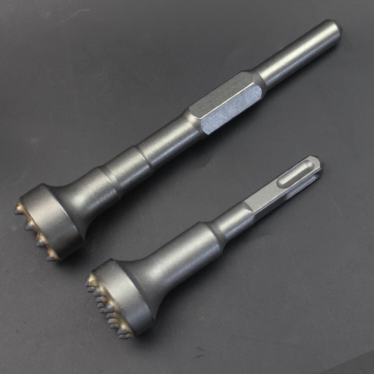 花锤头混凝土高架桥荔枝面现浇板砼变面钢凿打毛 一体式花锤六角柄