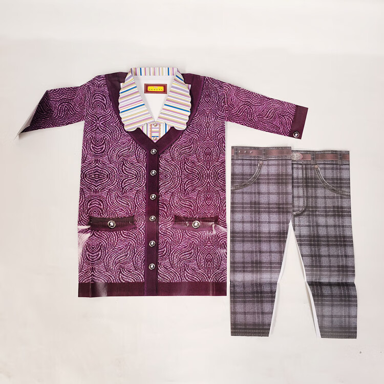 君诚寒衣节祭祀烧纸衣服三七五七十月初一上坟祭奠用品冥府立体纸扎