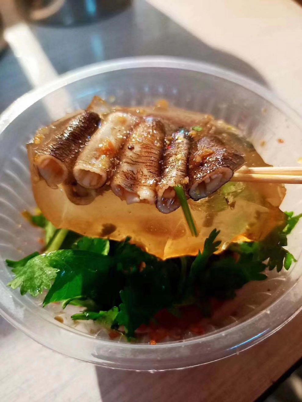 厦门土笋冻新鲜现做福建名小吃即食真空包装闽南海鲜特产 土笋冻大颗