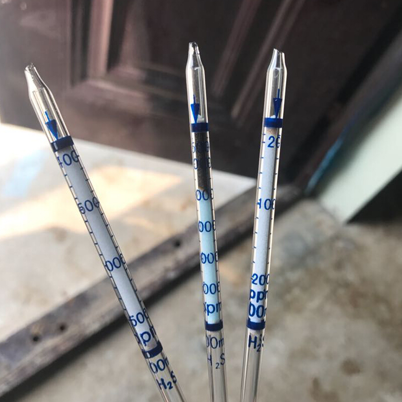 木可西硫化氢气体检测管hydrogen sulphide测毒管 20支10-200ppm