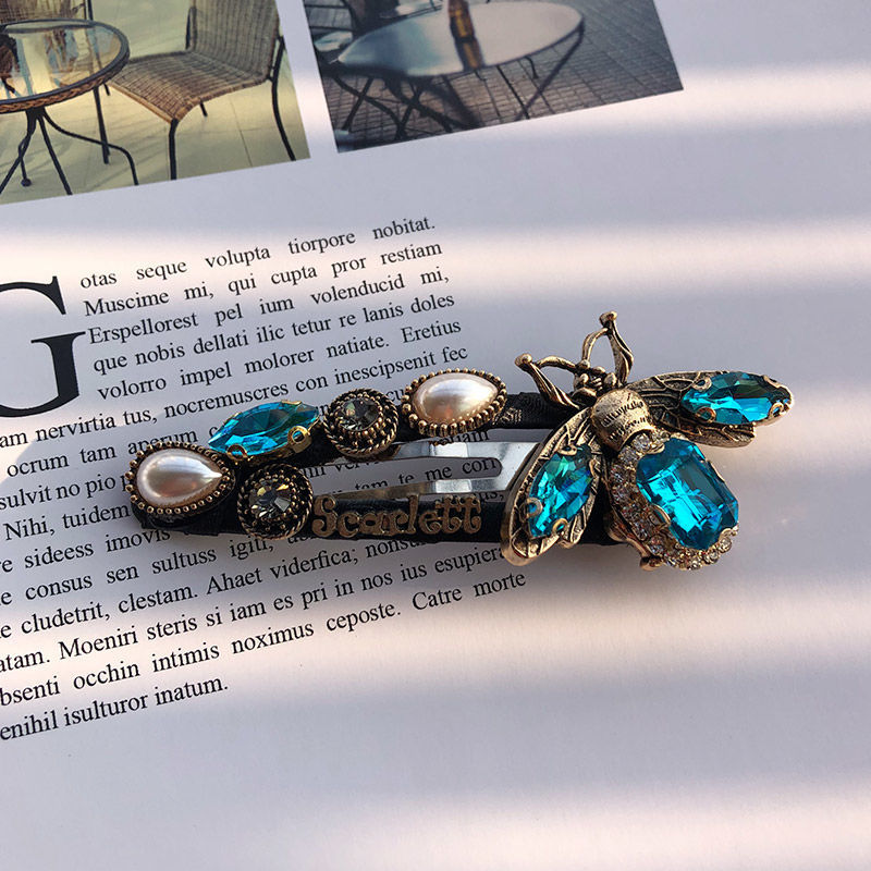 美芙仁小蜜蜂发卡头饰夹子韩国日韩网红小姐姐ins风复古顶夹鸭嘴边