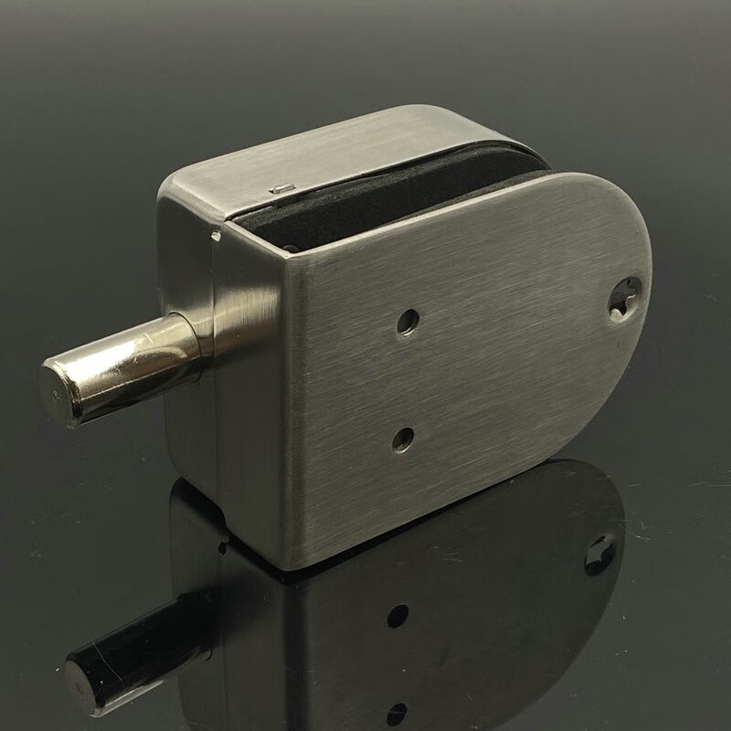 玻璃门地锁免打孔免打孔玻璃门插销 单门双门玻璃门锁插销锁地锁插锁