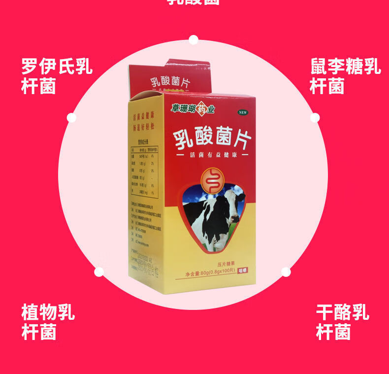 乳酸菌片益生菌儿童大人小孩成人咀嚼片