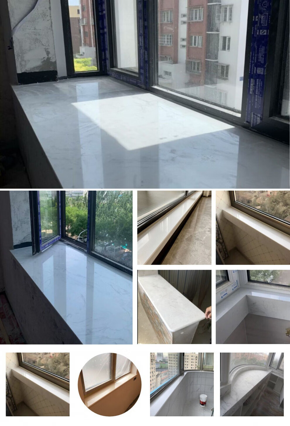 igiftfire窗台石人造石人造大理石窗台石过门石飘窗石英石台面窗套