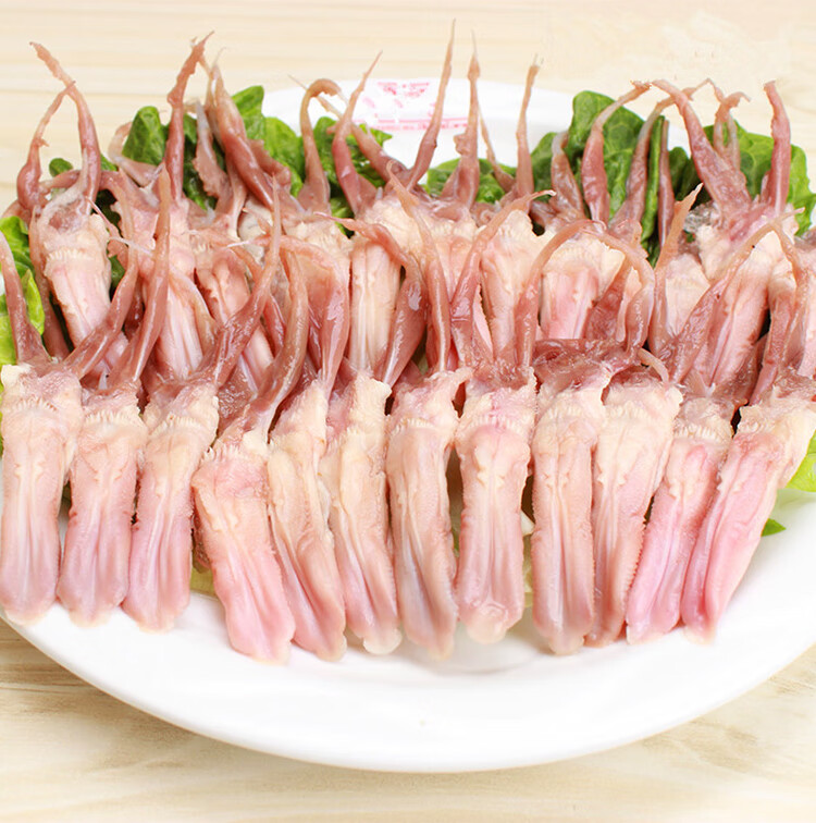六和精品鸭舌大号冻鸭舌原味冷冻新鲜鸭舌头生鲜生鸭舌2斤约80根