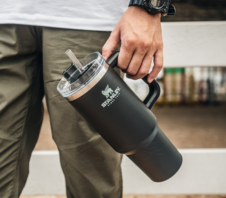 史丹利保温杯 stanley史丹利 吸管杯情侣咖啡杯保温杯健身水壶创意 水