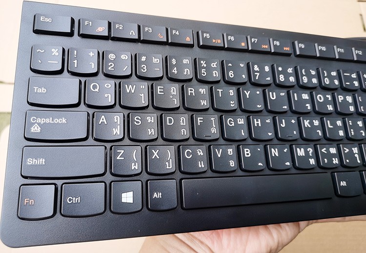 适用于联想戴尔泰语键盘泰文字符电脑键盘泰国打字输入法 usb 接口 珀