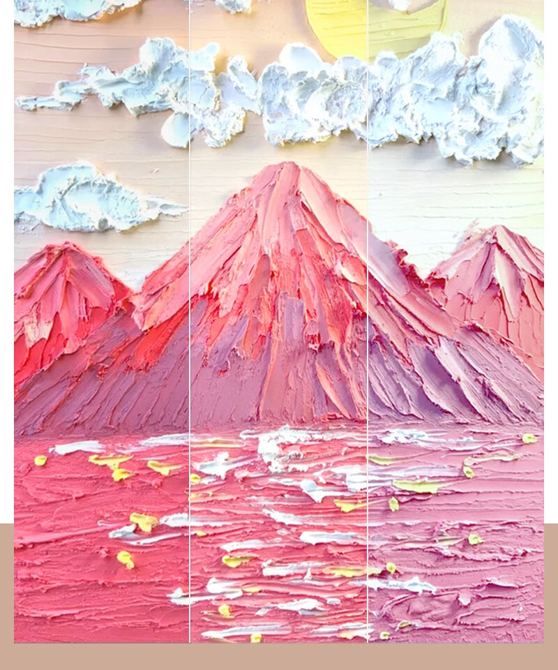 彩妍水洗油画棒彩妍重彩油画棒超软丝滑莫兰迪色 彩研油画棒马卡龙