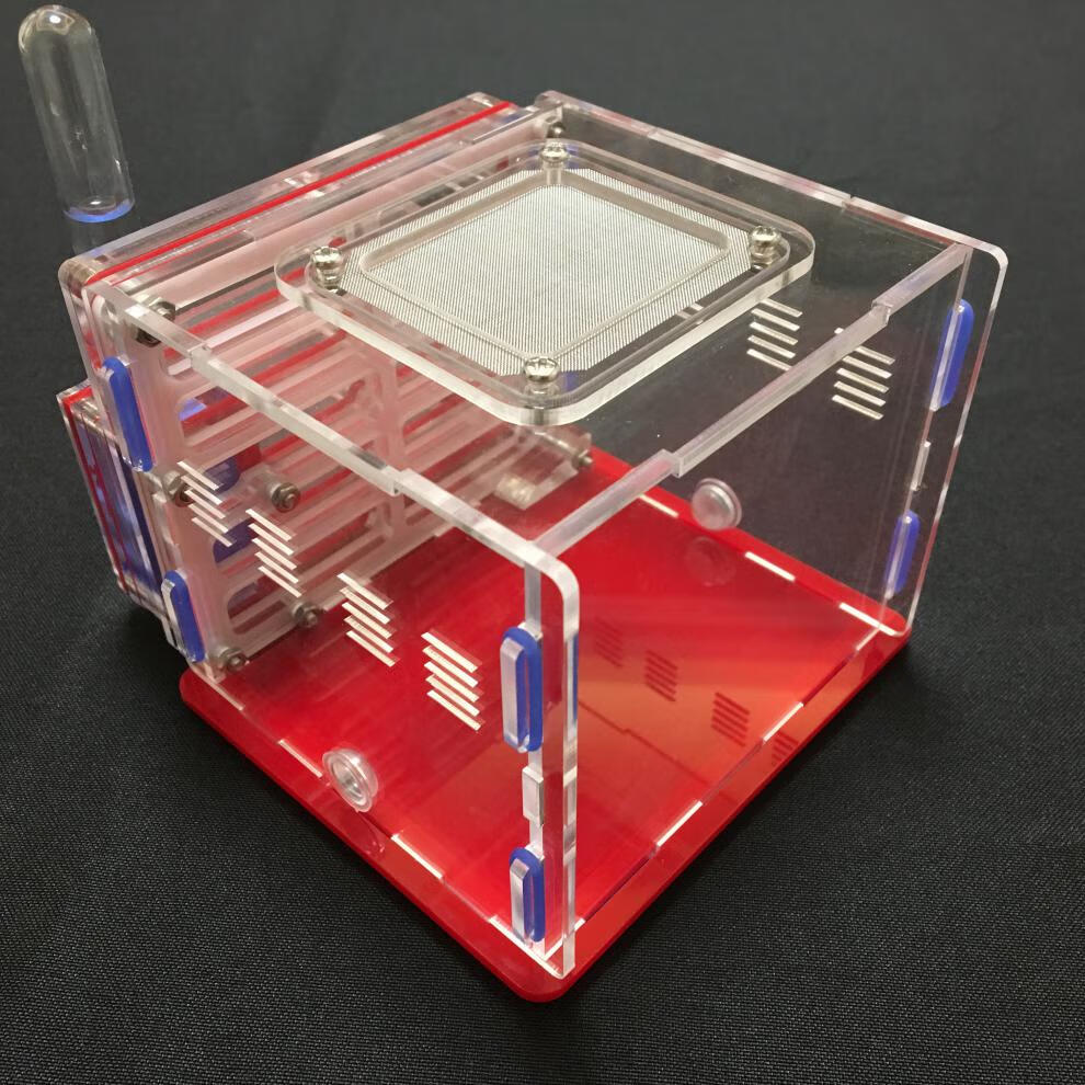 葡萄活体小宠物蚂蚁窝亚克力蚁巢宠物蚂蚁巢蚂蚁工坊 迷你货仓 深蓝色