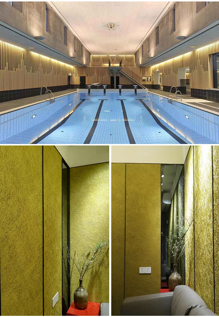 冠倚木丝吸音板木质隔音板实木环保墙面装修吊顶装饰材料木制消音 15