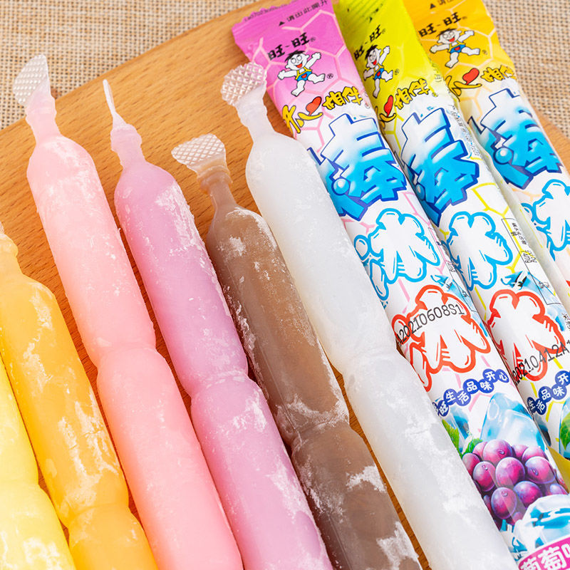 旺旺碎冰冰棒冰冰35ml78ml单根冰棒碎碎冰棒棒冰可吸果味饮料冷饮 78m
