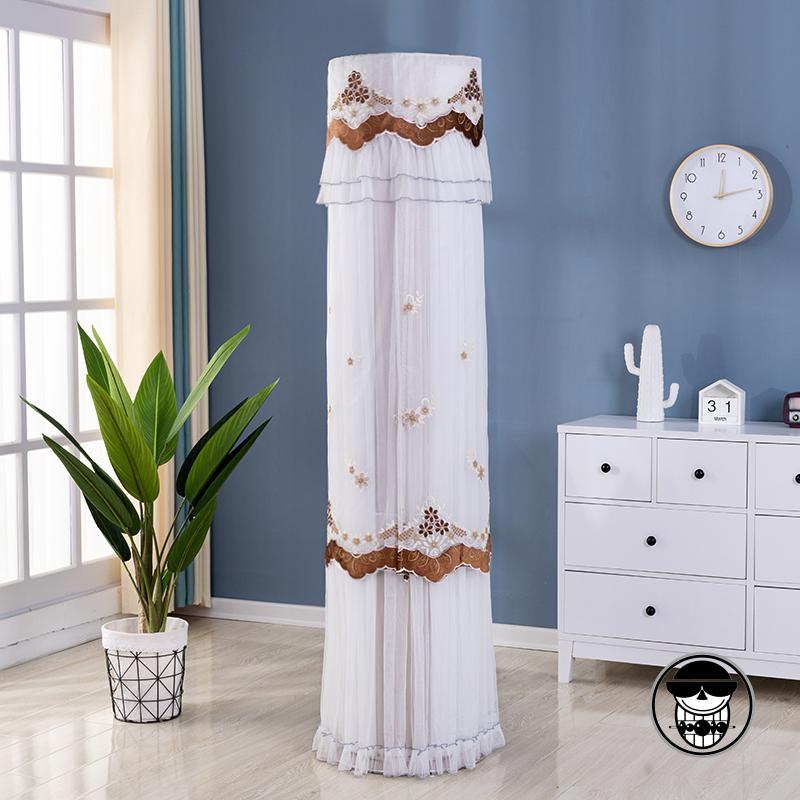 空调罩柜机格力开机不取圆形防尘罩套23p匹简约立式圆柱奇异花卉米