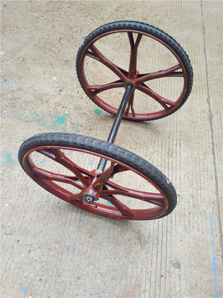 26实心胎死胎手推车工地斗车轮子家用板车环卫车轮胎车轱辘圆钢实心轮