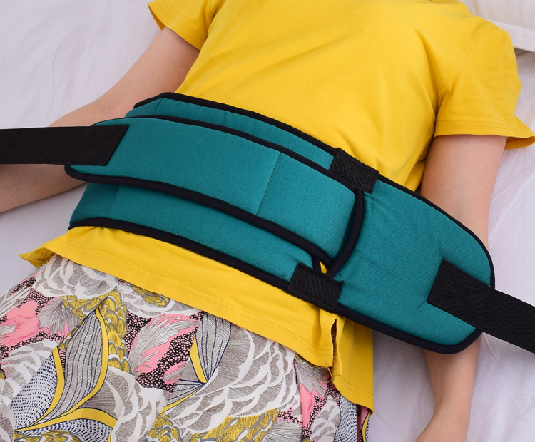 薛湖腰部约束带 防跌绑带腹腰带软垫型 老人护理防止跌倒 可调节型