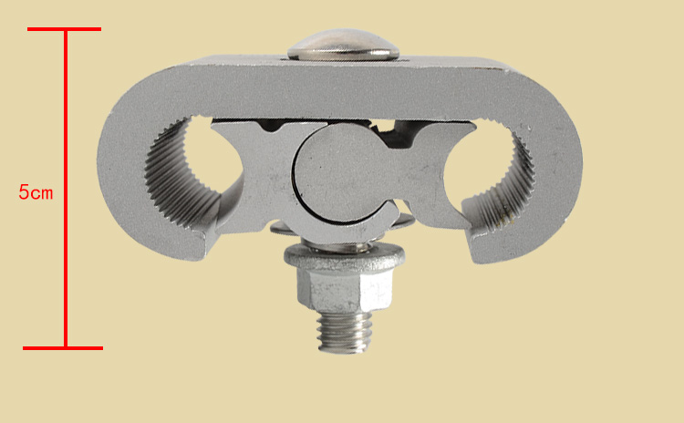 c型线夹c11c61铝合金创通线夹安普线夹c型设备绝缘并线夹电力钢芯铝