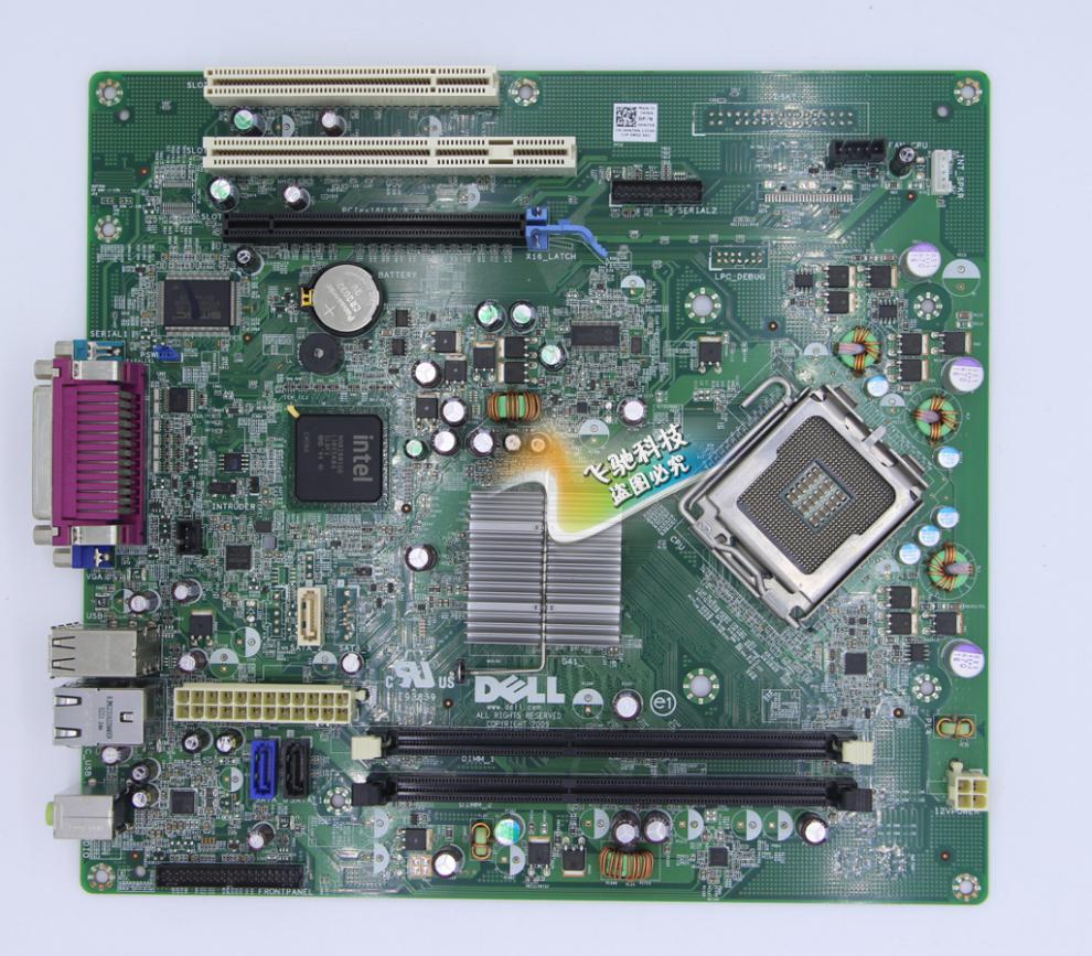 全新戴尔delloptiplex380dt380mtg41ddr3主板hn7xnoh深灰色