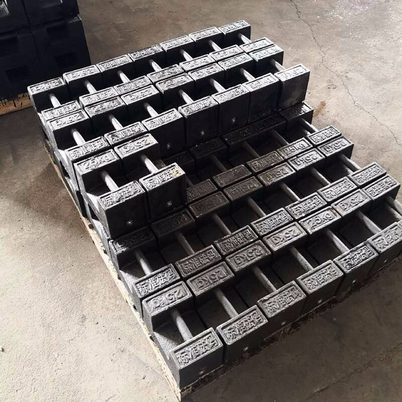 锁型铸铁砝码25kg20kg10kg5kg地磅校准砝码标准法码电梯配重铁块5kg