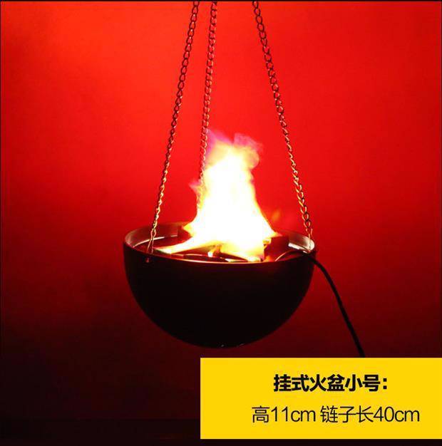 精选仿真led火焰灯假火焰火电子篝火晚会道具婚庆万圣节火盆装饰挂件