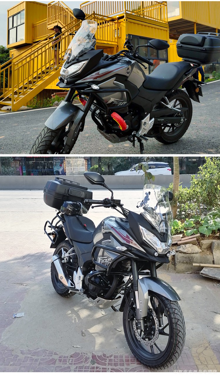 适用新大洲本田cbf190x保险杠战鹰竞技杠发动机防摔护杠国四改装配件