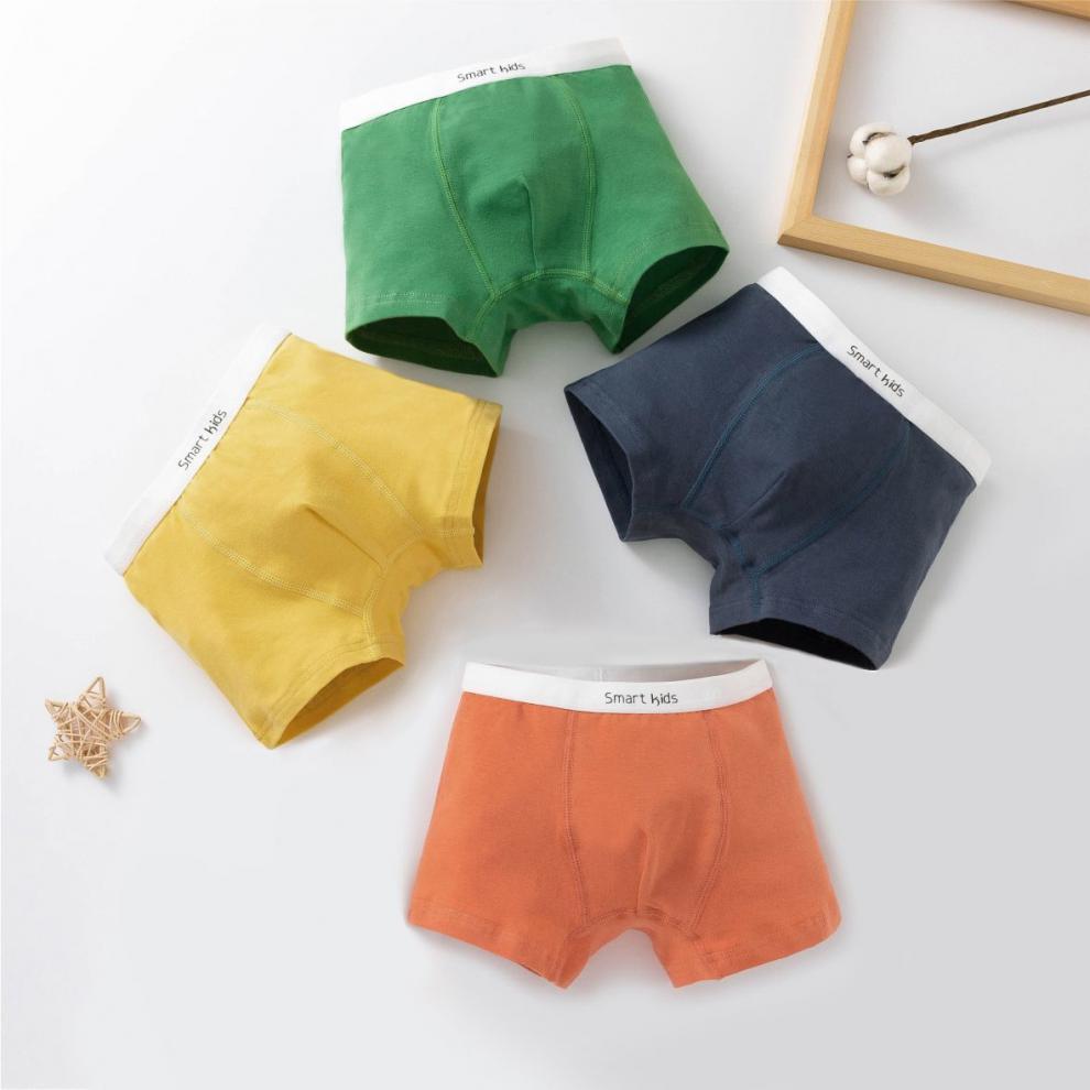 迪士尼旗舰店新品自营童装 胖童内裤 男童加肥加大码宽松平角儿童纯棉