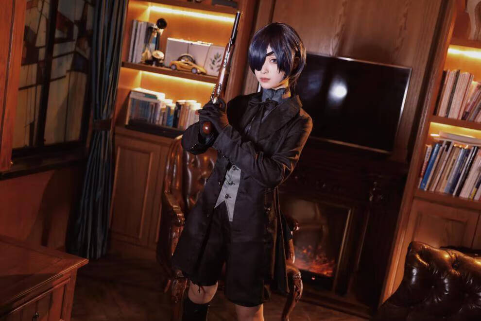黑执事cos 现货 黑执事塞巴斯蒂安凡海威夏尔所有恶魔cosplay服动漫