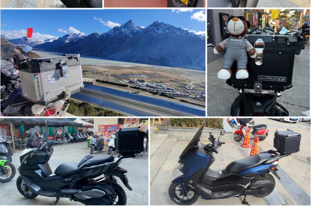 本田pcx160摩托车尾箱铝合金裂行nx125通用150adv电动车后备f100款50