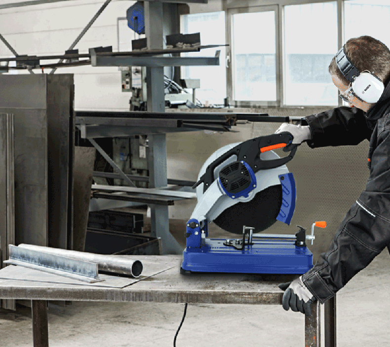 德国小固哥钢材机型材切割机家用多功能大功率切割电锯切割不锈钢钢筋