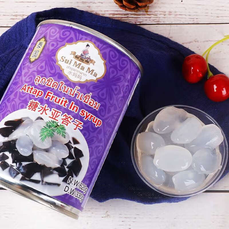 上海可发棕榈果620g罐水妈妈糖水亚答子罐装棕榈果烧仙草奶茶配料即食