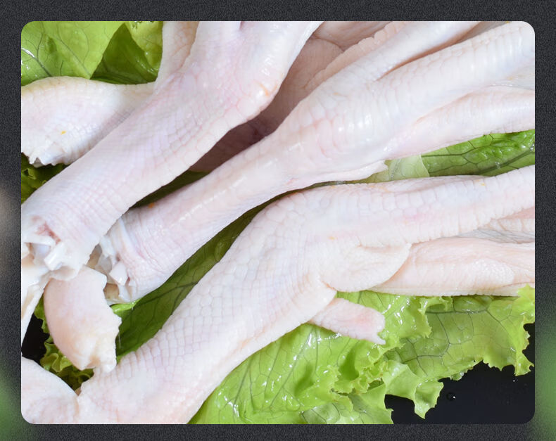 新鲜鸭掌鸭爪冷冻生鲜鸭脚鸭货大鸭掌烧烤卤味食材 蜜鲜湾 精品鸭掌-2