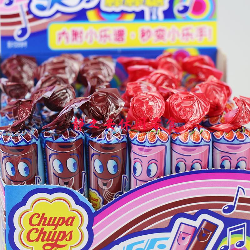 珠美乐笛口哨糖网红创意零食吹笛子音乐糖棒棒糖 整盒30支口味平均