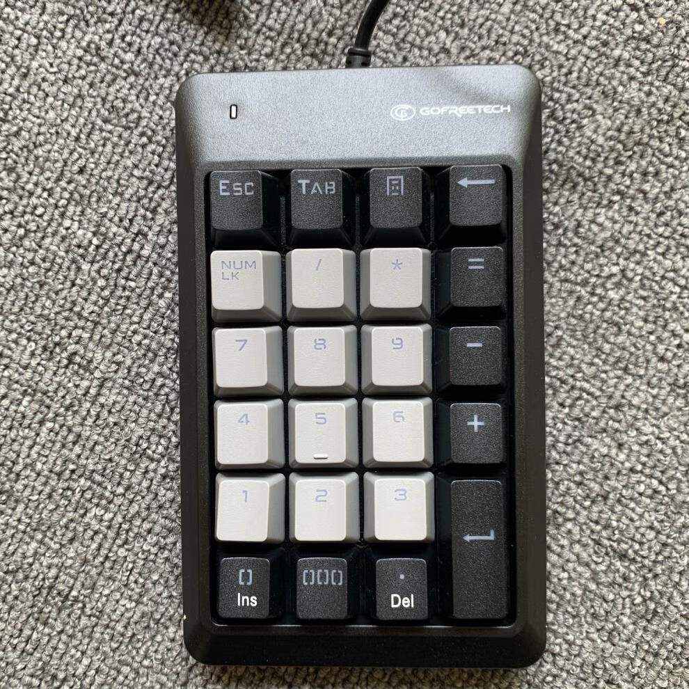 计算器机械键盘数字区青轴机械小键盘财务会计办公银行23键蓝光计算器