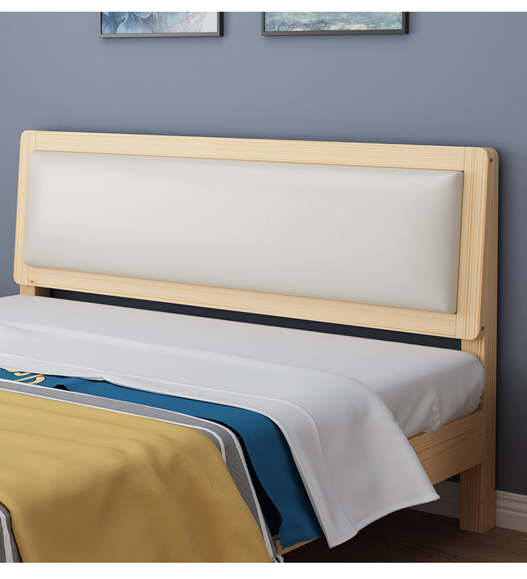 床头单买床头板软包单买单卖靠背靠垫实木双人简约现代日式多功能储物