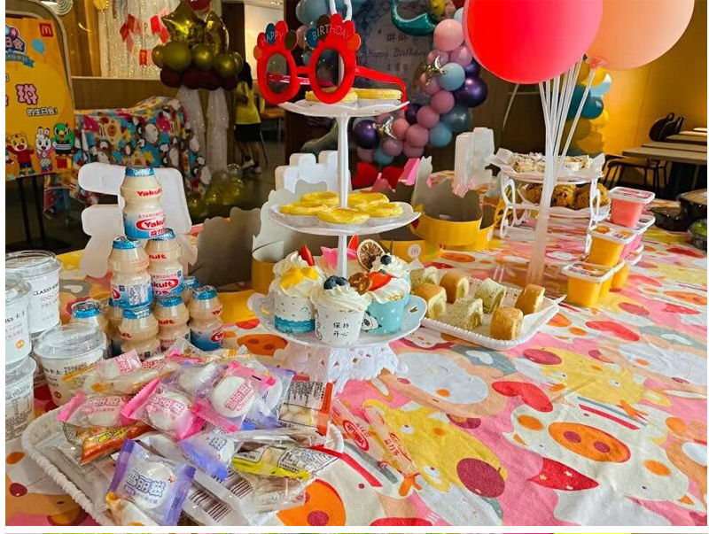 果盘水家用客厅茶几简约干甜品台生日摆台蛋糕架零食水蛋镂空圆车