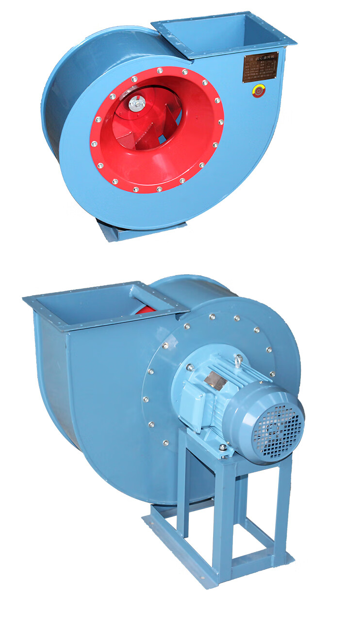 4-72离心风机耐高温380v蜗牛抽风机工业除尘排风机喷漆房高压风机 3.