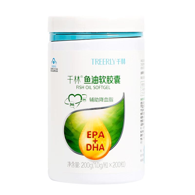 千林r鱼油软胶囊200粒