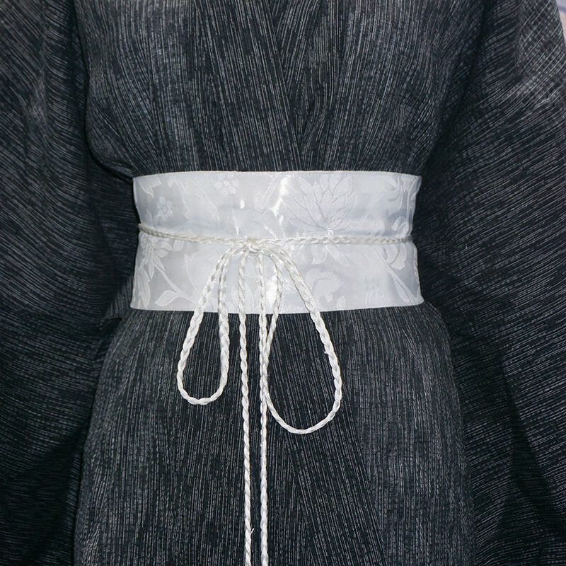 儒靓新品古风腰封女士全长370厘米甜风牡丹提花腰带古风汉服腰封国风